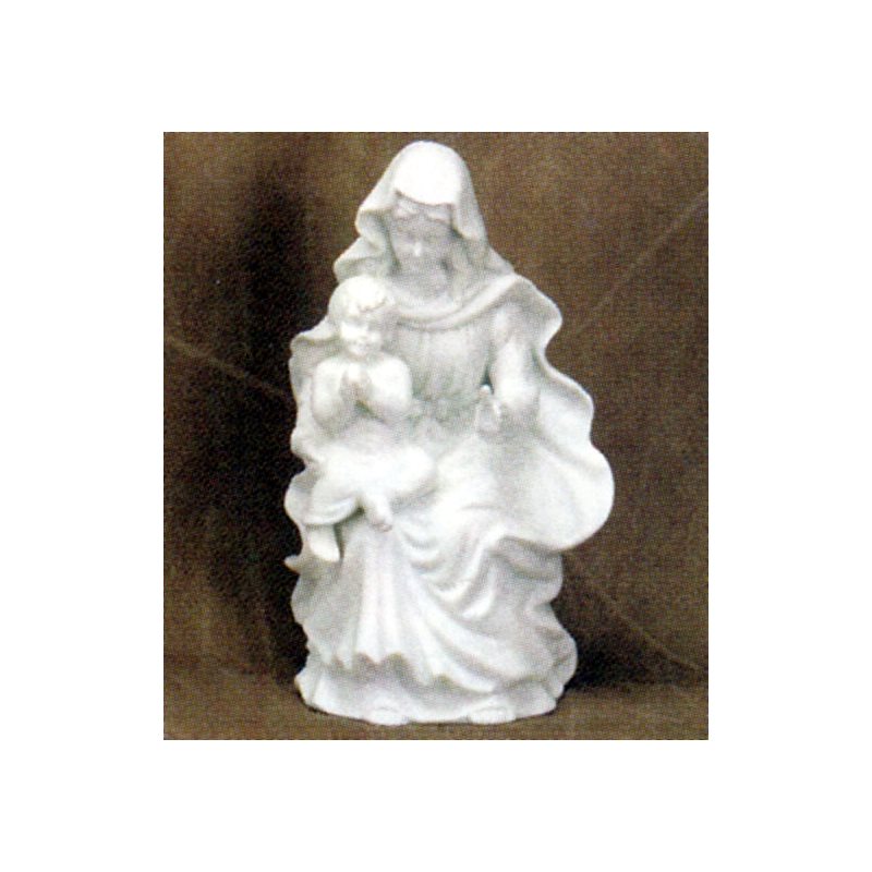 Veilleuse électrique de la Vierge 6.5" (16.5 cm) porcelaine