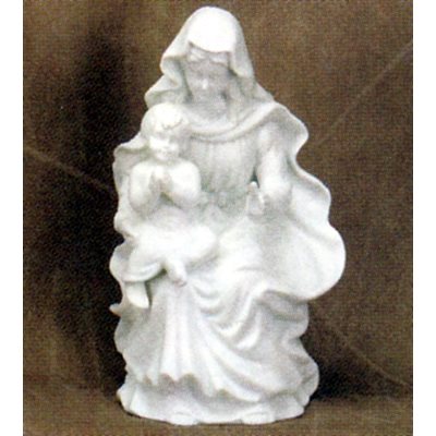 Electric Night Light Porcelain Virgin Mary, 6.5" (16.5 cm)