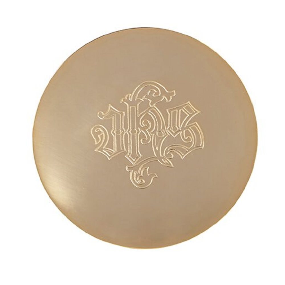 Paten with Etched IHS Design, 5 1 / 2" Dia
