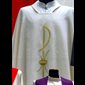 Chasuble et Étole #1205 Blanche