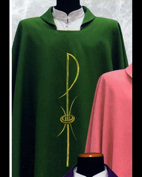 Chasuble et Étole #216 Verte