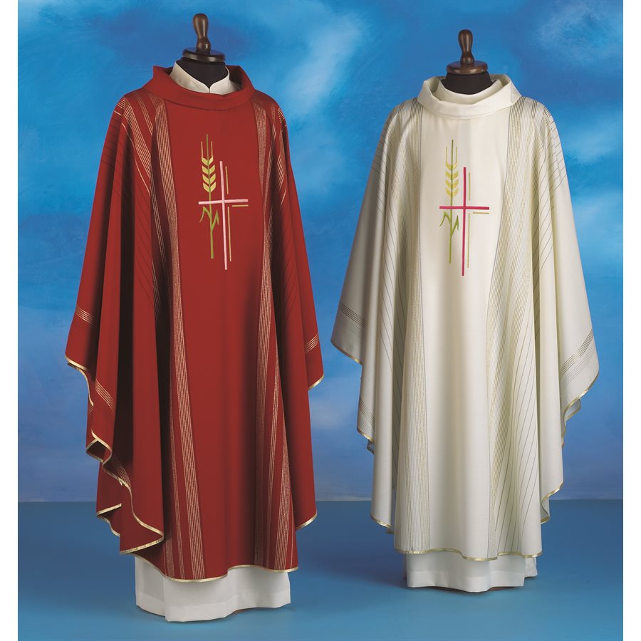 Chasuble and Stole #216 White