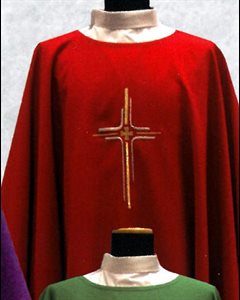 Chasuble and Stole #334 Red