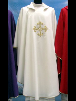 Chasuble et Étole #351 Blanche