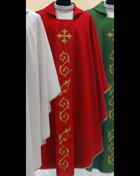 Chasuble and Stole #640 Red