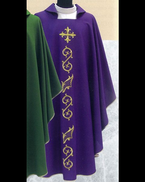 Chasuble and Stole #640 Purple