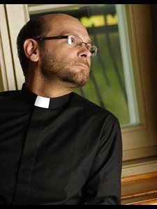 Clergy Shirt long sleeves 15 1 / 4" - 15 3 / 4" (40 cm) Black