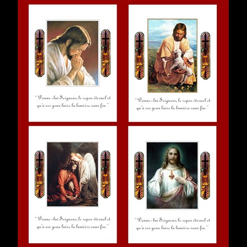French Mass Offering Cards