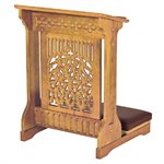 Tree of Life Padded Kneeler - Medium Oak Stain