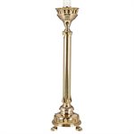 Chandelier d'autel 24" Ht. en laiton poli pour cierge 1 1 / 2"