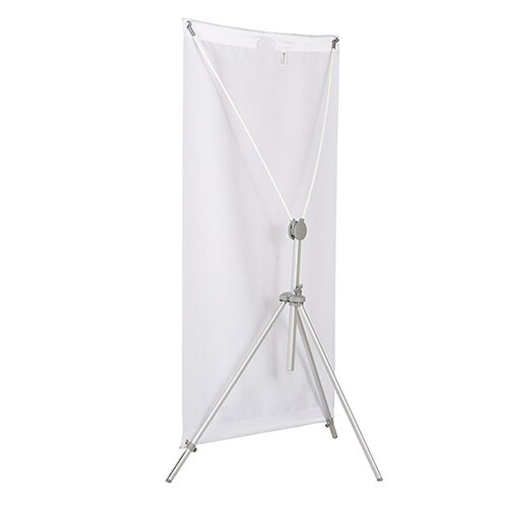 Adjustable Banner Stand, 18" - 36" W x 60" - 72" H.