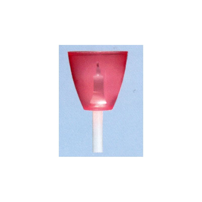 Plastic lantern Red