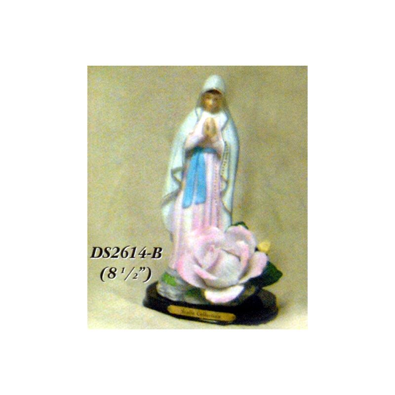 Veilleuse électrique N.D. Lourdes 8.5" (21.5 cm) porcelaine