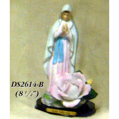 Electric Night Light Our Lady of Lourdes, 8.5" (21.5 cm)