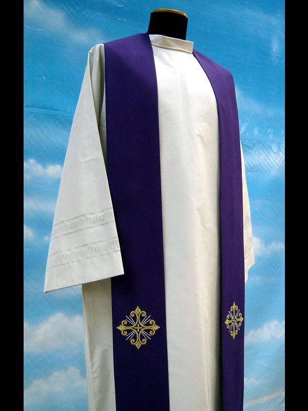 Étole de prêtre #351 violette