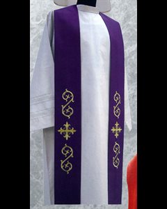 Priest Stole #640 Purple