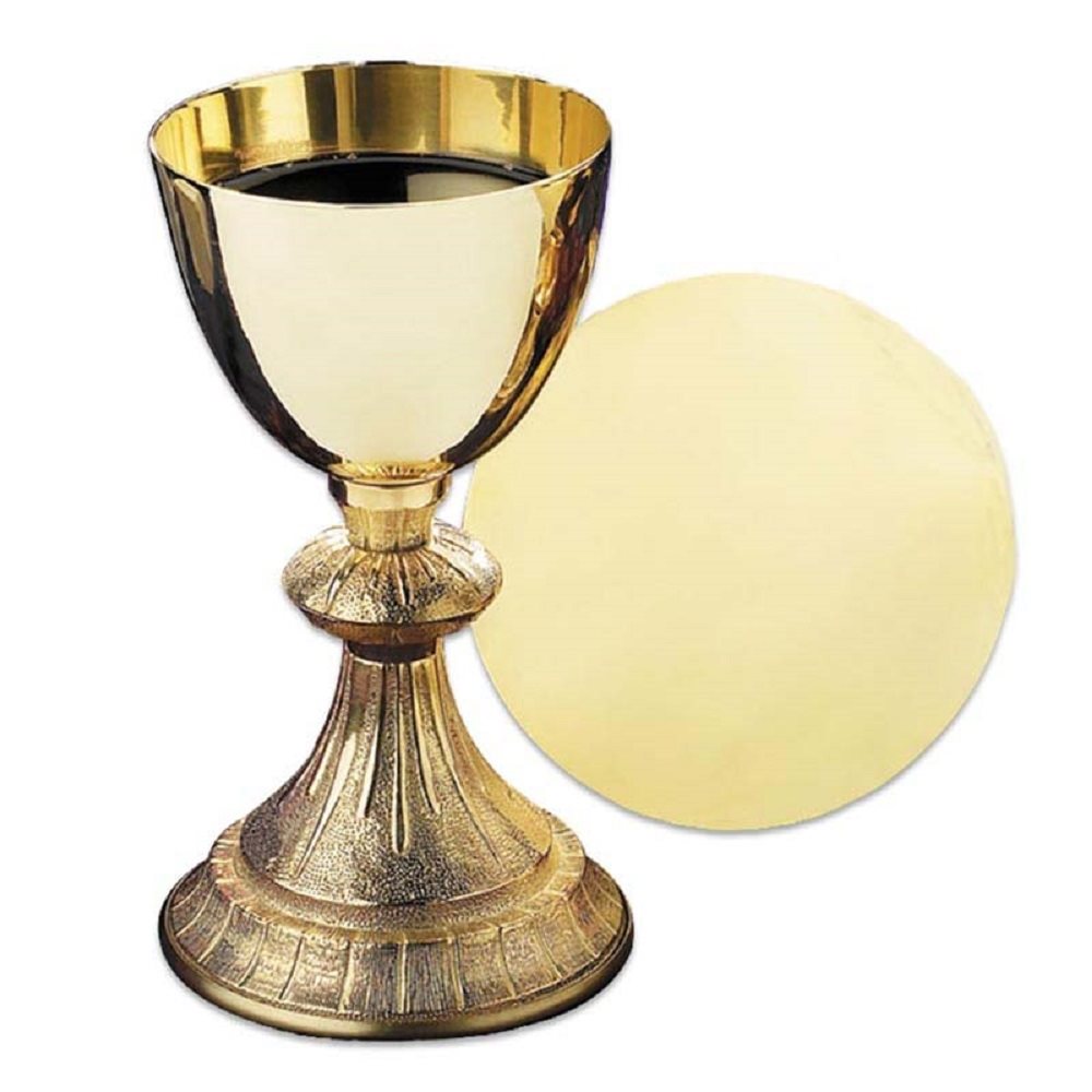 Chalice with Paten, 7 1 / 4" H