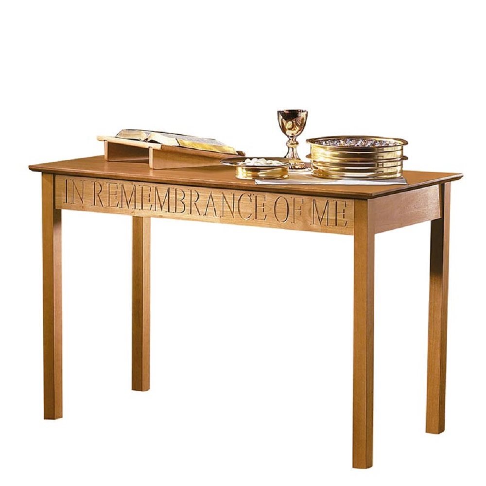 In Remembrance of Me Communion Table