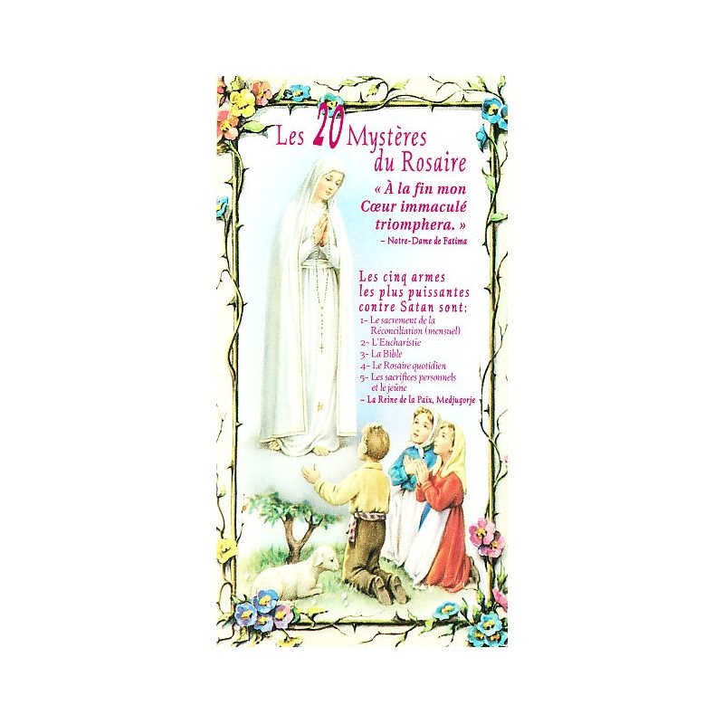 20 Mystères du Rosaire, Les