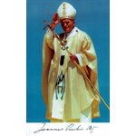 Magnetic Card Pope John Paul II, 2 1 / 8" x 3 3 / 8"
