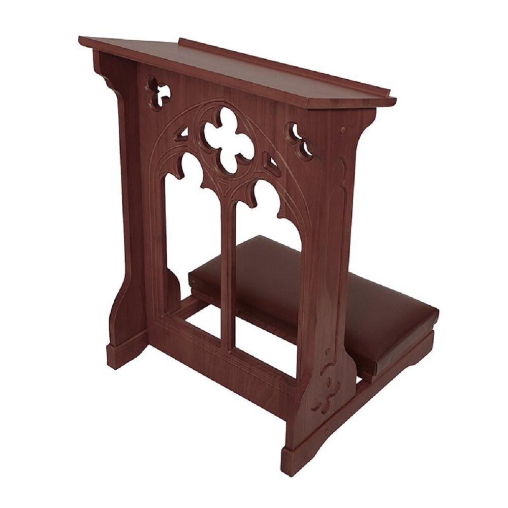 Windsor Collection Kneeler - Walnut Stain