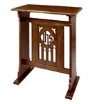 Table de crédence en érable teintée noyer, 31.5" (80 cm) Ht.