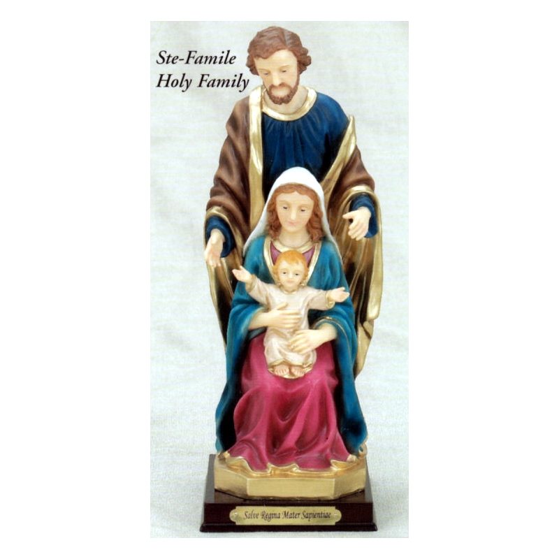 Holy Family Resin Statue, 10.5" (26.7 cm)