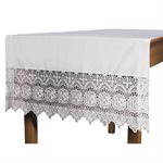 Nappe d'autel 75" x 28" (190 x 71 cm) avec dentelle