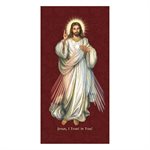 Bannière «Jésus Miséricordieux» 23" x 63" (58 x 160cm)  /  un