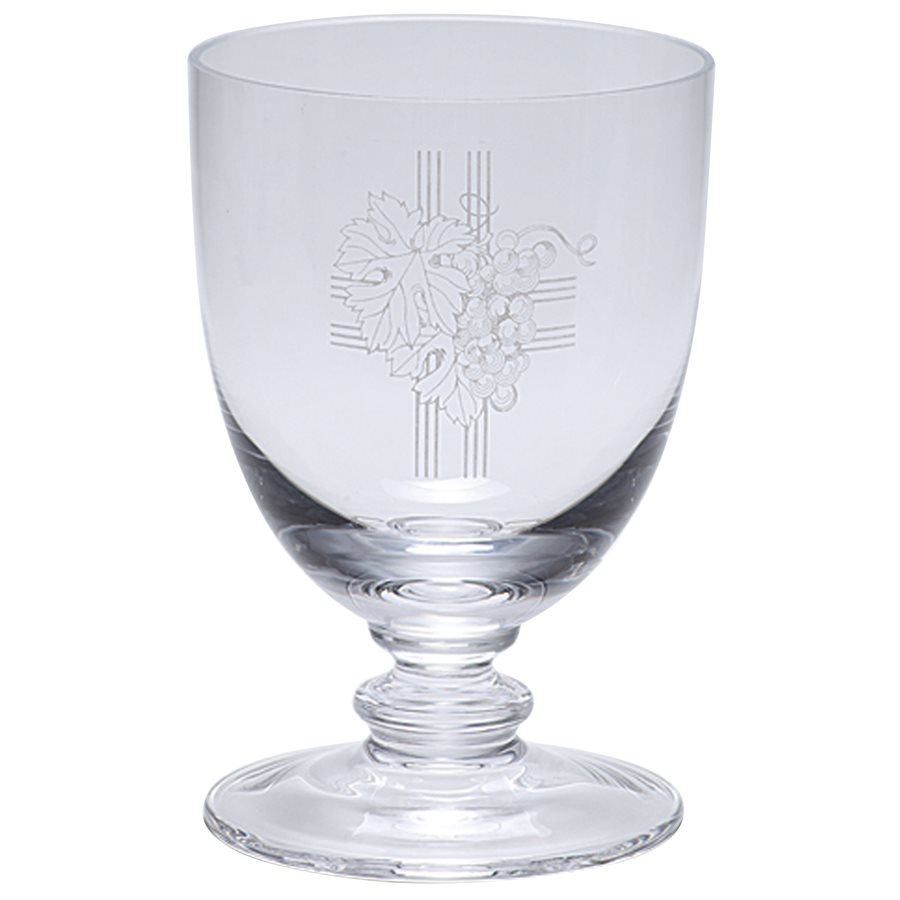 Calice en cristal 16 oz., 5.75'' Ht. x 4'' D. (14.5 x 10 cm)