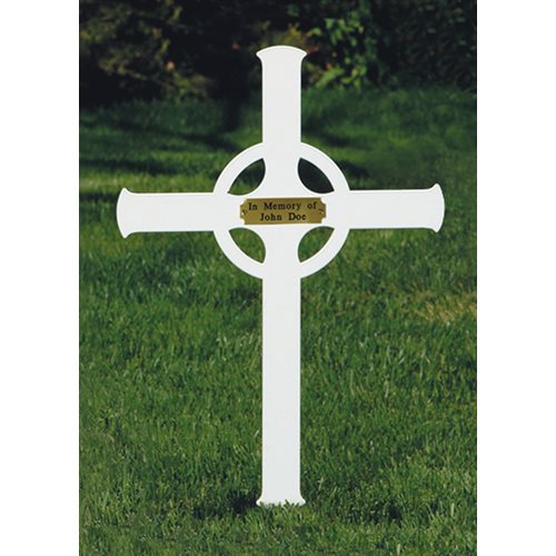 Croix de cimetière 20'' H. (51 cm) Celtique, en acier