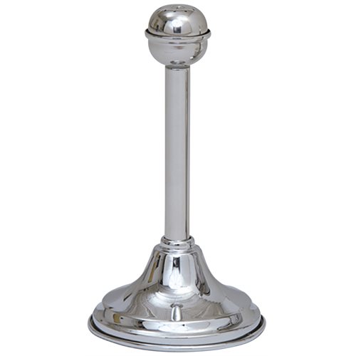 Goupillon sur base en acier inoxydable 10'' H. (25.5 cm)