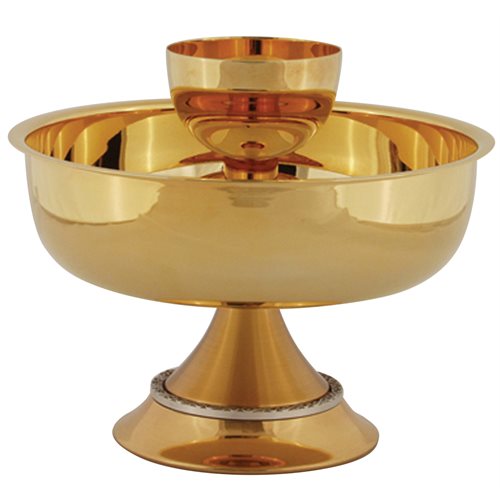 Intinction Set gold plated 6.5'' H. x 7.75'' D. (900 Host)