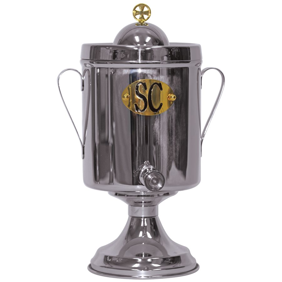Bishop Urn for Holy Oil, One Gallon Capacity 15'' Ht.