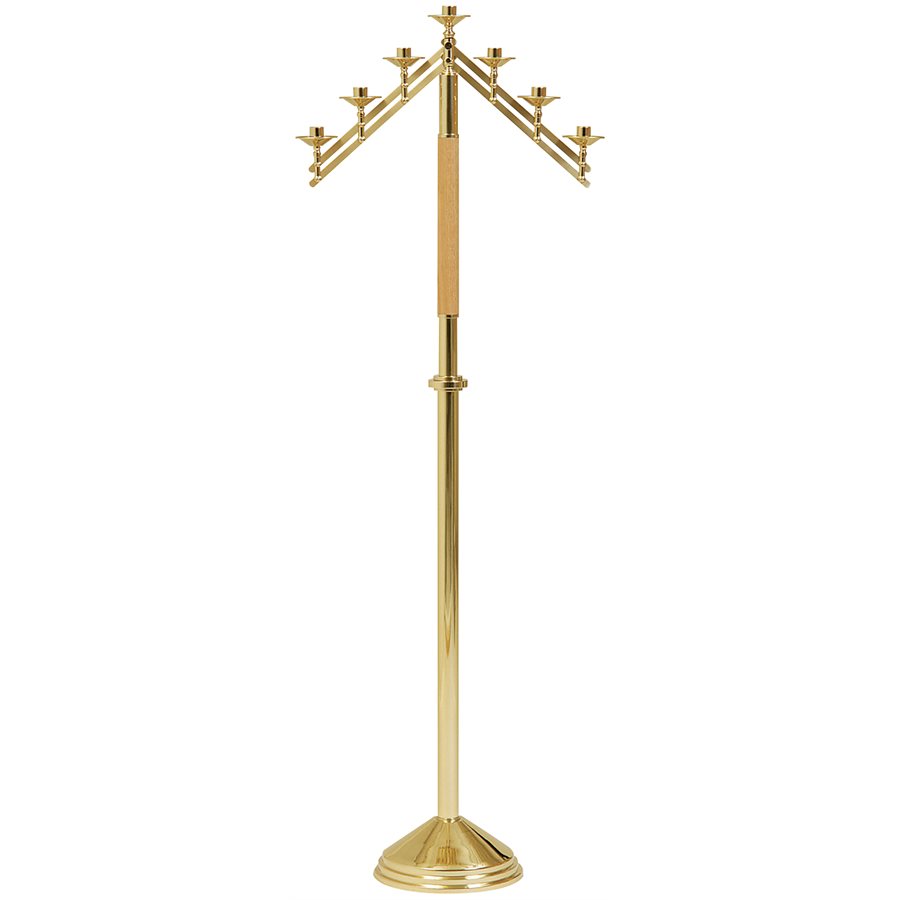 Floor Candelabra, 7 Light 60'' H. x 10.5'' base