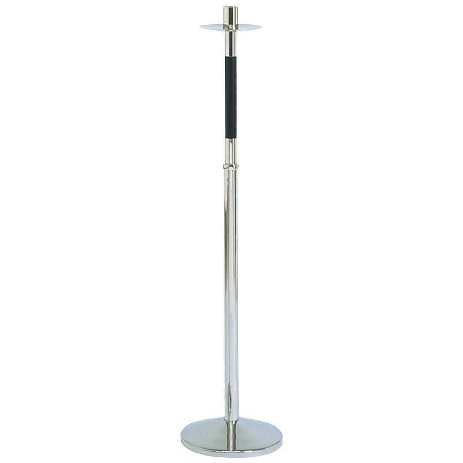 Processional Torch, Stainless Steel 42'' H. x 10.5" Base