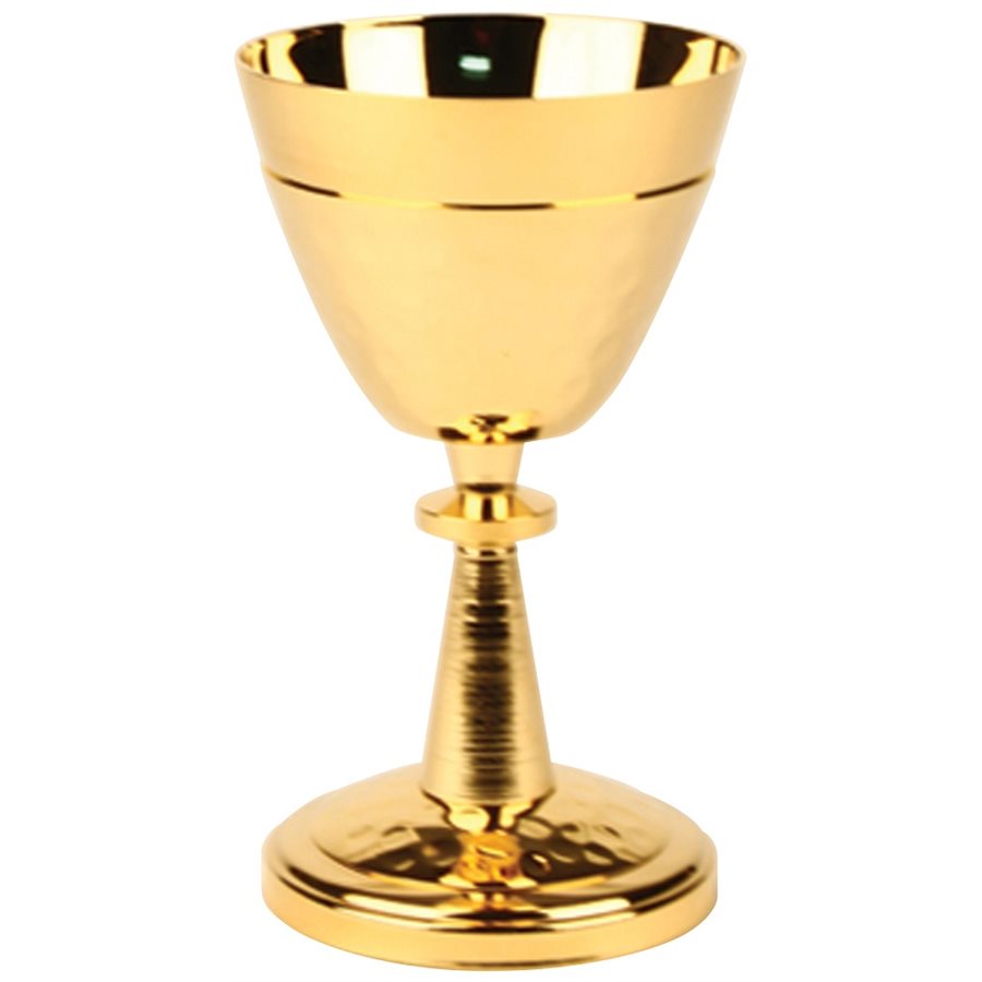 Chalice 5.25" (13.3 cm) Ht. 24K Gold Plated