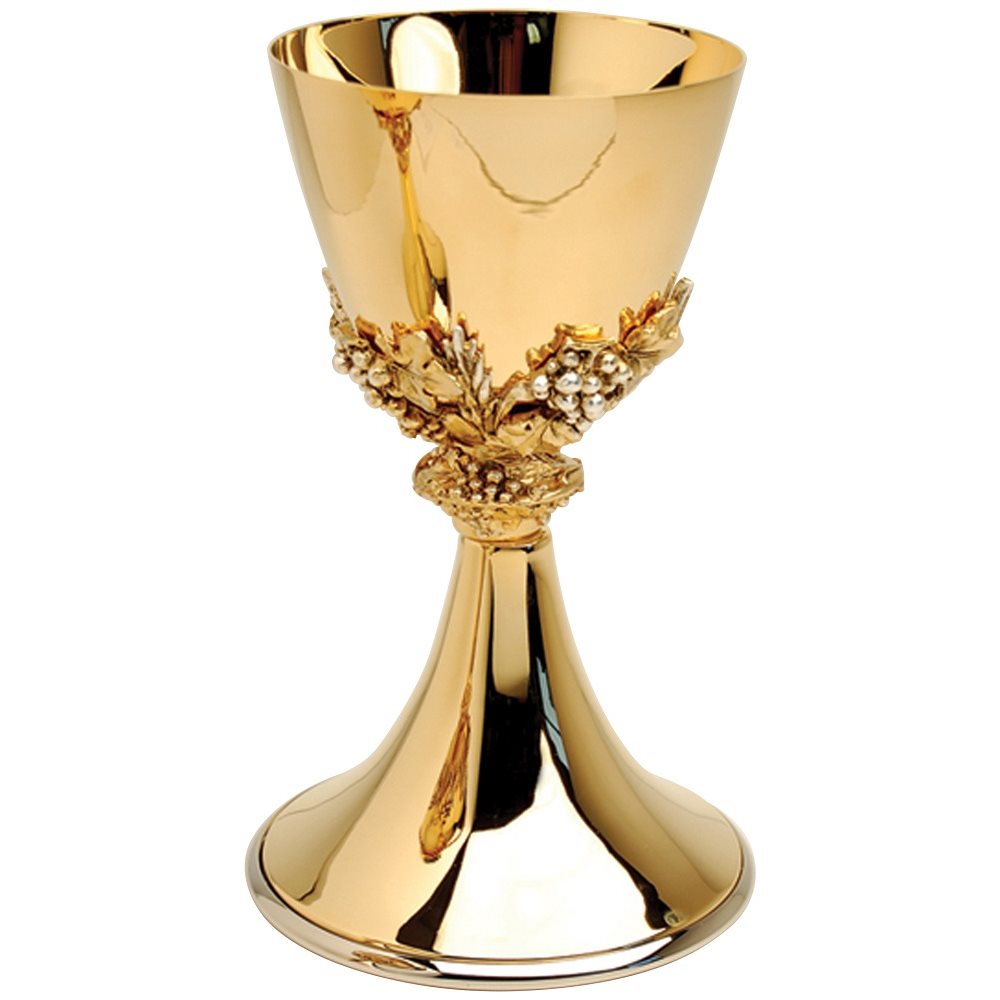 Chalice 7 3 / 4" Ht., 24K Gold Plated