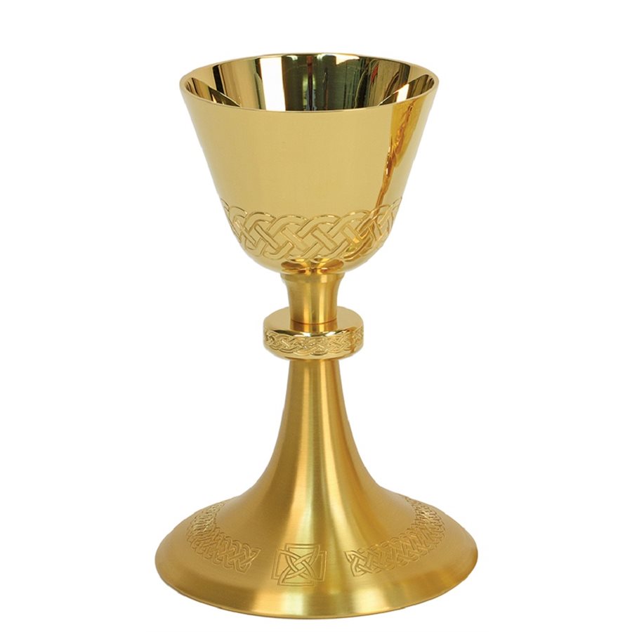 Chalice 8" Ht., 24K Bright Gold Plated