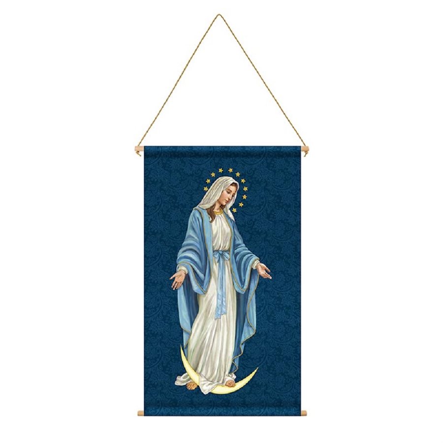 Bannière «Immaculée-Conception» 24" x 40" (61 x 102 cm) / un