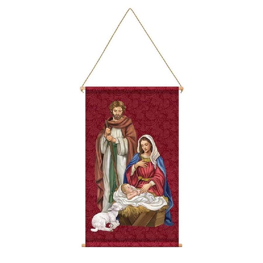 Bannière «Sainte Famille» 24" x 40" (61 x 102 cm) / un