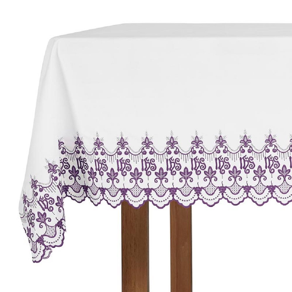 Nappe d'autel 96" x 50" (244 x 127 cm), Violet