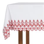 Nappe d'autel 96" x 50" (244 x 127 cm), Rouge