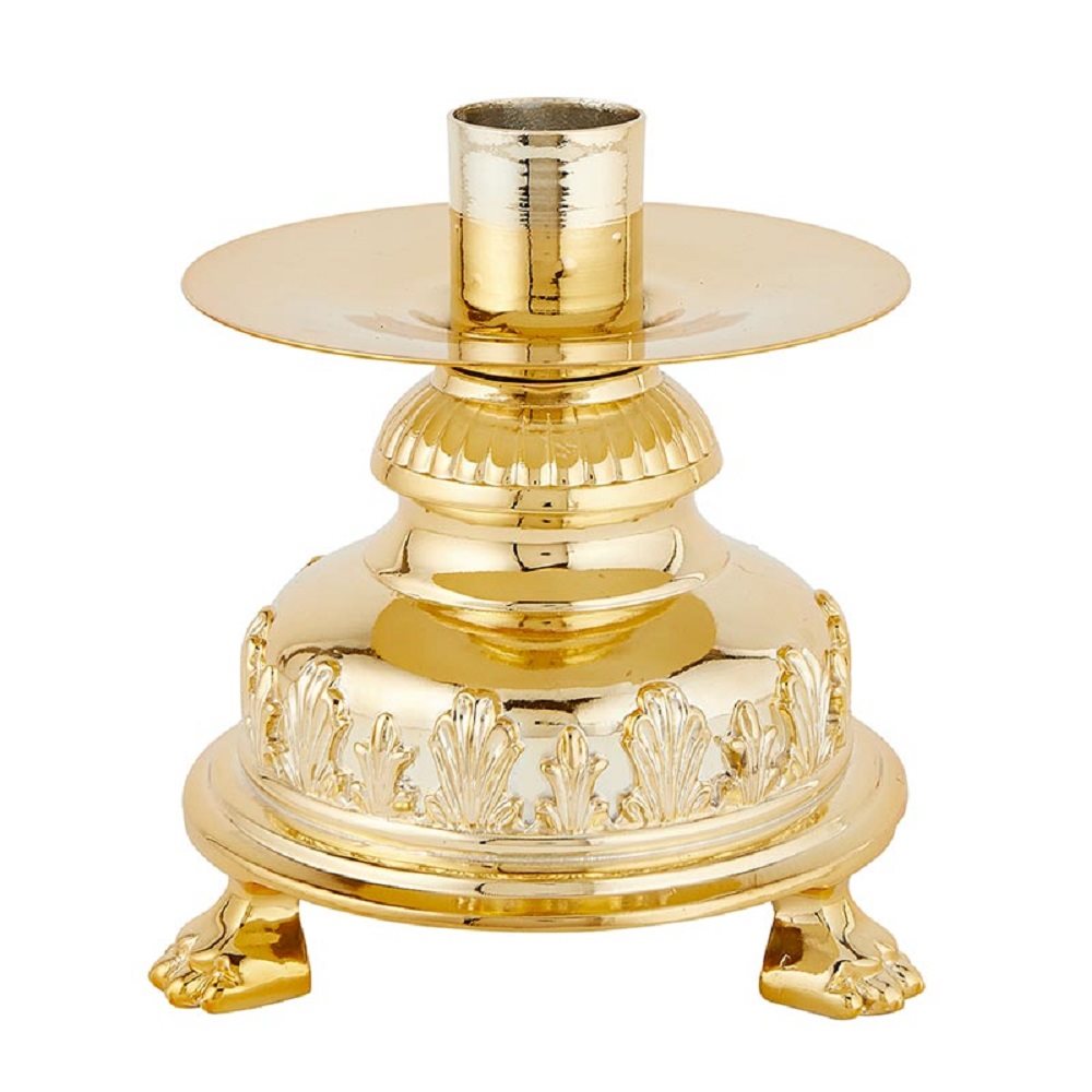 Notre Dame Resin Altar Candlestick, 6 7 / 8" H