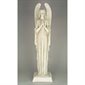 Fiberglass Outdoor Statue Somber Angel, 40" (101.5 cm) Ht.