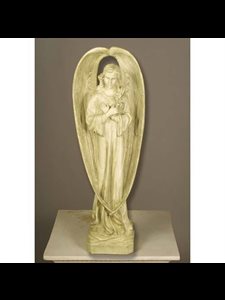 Fiber Stone Outdoor Calabria Angel, 27" (69 cm) Ht.