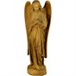 Fiber Stone Outdoor Statue Chapel Crossed Angel, 26" Ht.