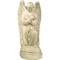 Fiberglass Outdoor Statue Mischievious Angel, 21" (53 cm) H