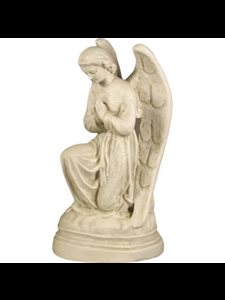 Fiberglass Outdoor Statue Mischievious Angel, 21" (53 cm) H