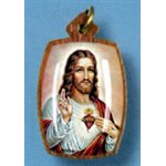Pendent Sacred Heart Jesus with cord necklace